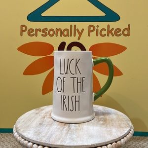 Rae Dunn LUCK OF THE IRISH Beer Mug
